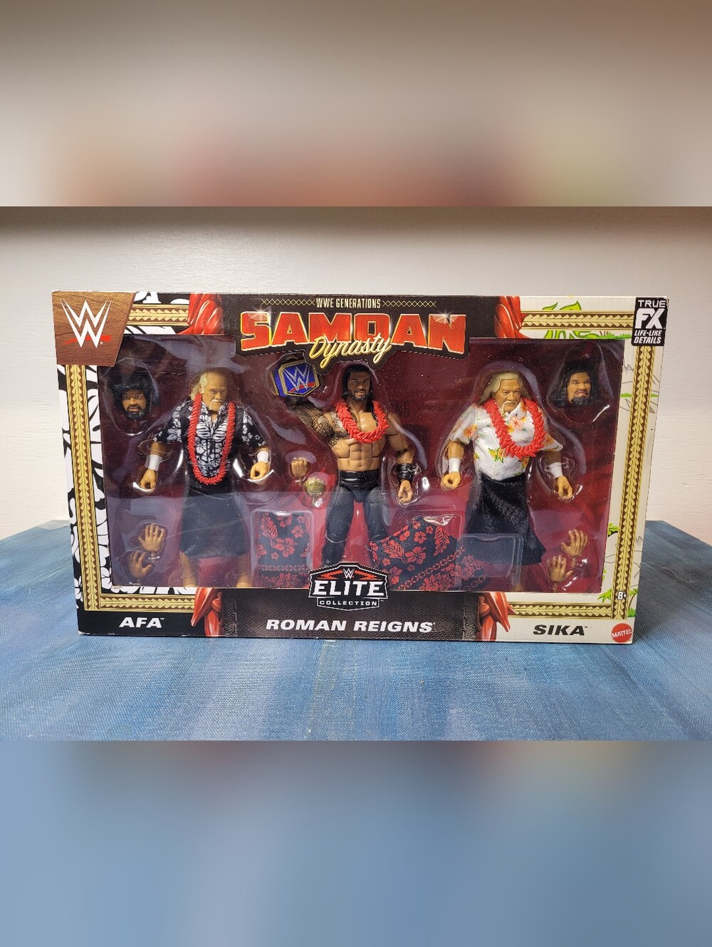 WWE Generations Samoan Dynasty Elite Collection Action Figure 3-Pack New Mattel